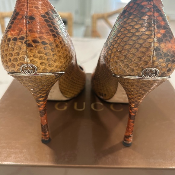 Gucci pumps pitone paris tucano size 37.5 - Picture 4 of 6